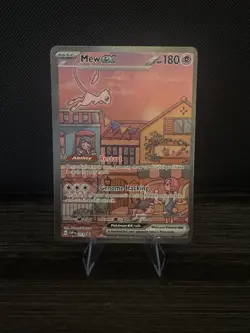 Mew ex SVP 053 Pokemon TCG Scarlet Violet 151 Black Star Promo Full Art Card NM - Image 1