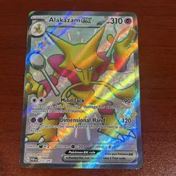 Alakazam ex 215/091 - Shiny Ultra Rare - Paldean Fates - NM/M Pokemon Card - Image 1
