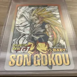 Dragon Ball Z GT Goku Carddass Card Part 28 Set Lot Vintage 1996 #87 #91 #92 #93 - Image 4