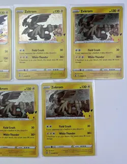 5 Card Lot Pokemon TCG Zekrom Celebrations 010/025 Holo Rare - Image 4
