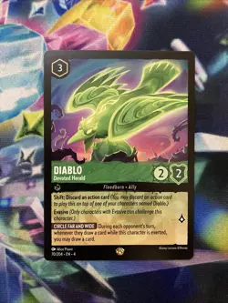 Diablo Devoted Herald 70/204 Ursula's Return Lorcana TCG Near Mint English Card - Image 1