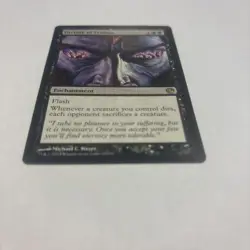 Dictate of Erebos Journey into Nyx MP MTG 65/165 Black Enchantment A - Image 2