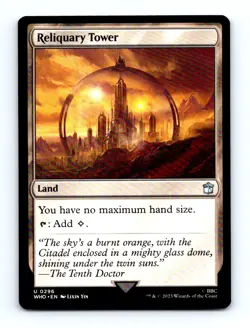 #296 2023 Doctor Who * Reliquary Tower Uncommon - Image 1