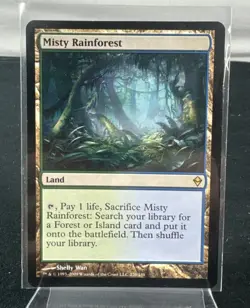 Magic The Gathering: Misty Rainforest Zendikar Regular - MR5 - Image 1