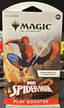 MTG: Magic The Gathering Marvel Spider-Man Play Sleeved Booster Pack - Image 1