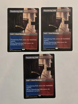 3x Thundering Falls - Showcase - Murders at Karlov Manor - Near Mint - MTG - Image 1