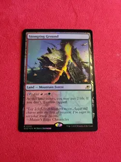 Stomping Ground Edge of Eternities Foil EoE 258 Rare Land - Image 1
