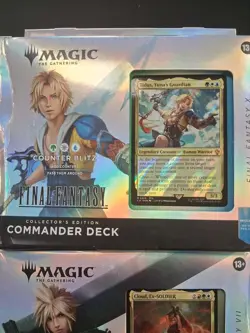 Magic The Gathering Final Fantasy Collector’s Edition Commander Deck Bundle DMGd - Image 3
