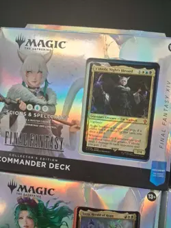 Magic The Gathering Final Fantasy Collector’s Edition Commander Deck Bundle DMGd - Image 5