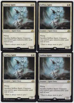 MTG 4X Selfless Spirit X4 Eldritch Moon Magic - LP/NM - Image 1