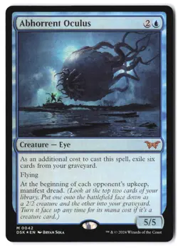 Abhorrent Oculus #42 Duskmourn: House of Horror NM Foil - Image 1