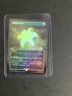 Gilded Lotus - Final Fantasy Secret Lair Drop #909 Rainbow FOIL - Image 2