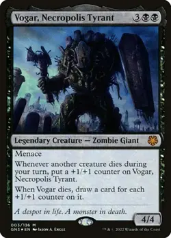 Vogar, Necropolis Tyrant - Foil Game Night 2022 NM MTG - Image 1