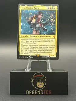 Tifa, Martial Artist 0006 Commander: Final Fantasy Regular non foil MTG - Image 1