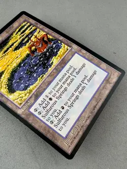 MTG-Sulfurous Springs Ice Age Regular-Rare Land-Unplayed NM-Magic the Gathering - Image 4