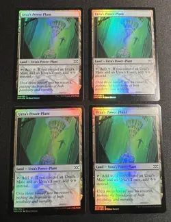 4x Urza’s Tower, Mine and Power Plant. PLAYSET FOIL URZATRON 2XM FREE SHIPPING - Image 2