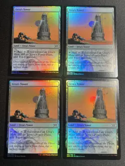 4x Urza’s Tower, Mine and Power Plant. PLAYSET FOIL URZATRON 2XM FREE SHIPPING - Image 3