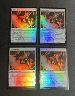 4x Urza’s Tower, Mine and Power Plant. PLAYSET FOIL URZATRON 2XM FREE SHIPPING - Image 4