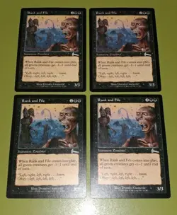 Rank and File x4 Urza's Legacy 4x Playset Magic the Gathering MTG - Image 1
