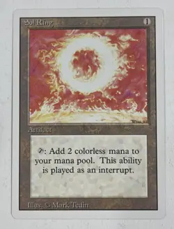 Sol Ring Revised Near Mint NM MTG Magic The Gathering - Image 1