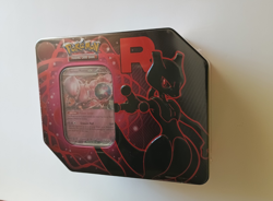 Pokemon TCG Team Rocket Mewtwo Destined Rivals Tin Brand New Factory Sealed - Image 1