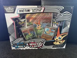 Pokemon TCG Black Bolt & White Flare Victini Illustration Collection Box - Image 1