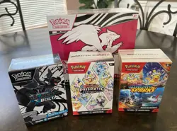 Pokemon Lot White Flare ETB Prismatic Evolutions Black Bolt Surging Sparks NEW - Image 5