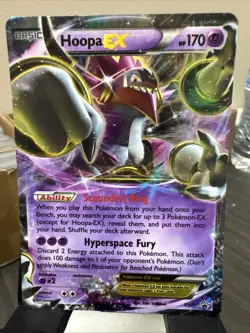 POKEMON Hoopa EX XY71 - XY Legendary Black Star Promo Ultra Rare - Image 1