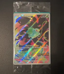 Pokemon Card Bulbasaur 133/132 Mega Evolution Stamped Promo Sealed - Image 1