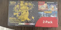 Pokemon TCG Surging Sparks Elite Trainer Box & Booster Bundle Costco 2-Pack NEW! - Image 1