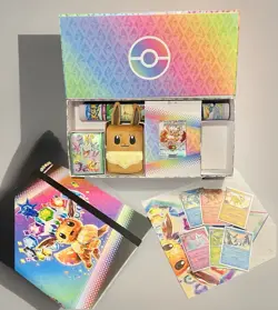 Pokemon Prismatic SPC Super Premium Box W/Pouch, Binder, Poster 7 PROMOS No Pack - Image 1