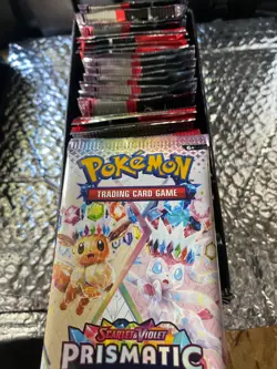 Pokemon TCG Prismatic Evolutions Booster Packs x100 - Image 1