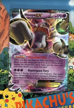 Pokemon TCG Hoopa EX XY71 Black Star Promo NM - Image 1