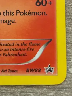 2013 POKEMON BLACK STAR PROMO FLAREON [STAGE 1] #BW88 HOLO FOIL - Image 3