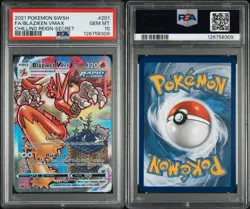 Pokemon TCG Chilling Reign Blaziken VMAX 201 PSA 10 - Image 5