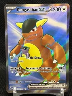Kangaskhan Ex 190/165 Pokemon 151 Scarlet & Violet Ultra Rare NM 2023 - Image 1
