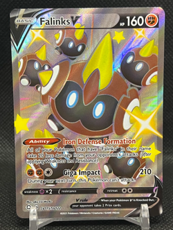 Falinks V SV115/SV122 Pokemon Shining Fates Sword & Shield NM 2021 - Image 1