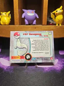 2000 Topps Pokemon DEWGONG #87 TV Animation Edition Blue Label 1st Print - Image 2