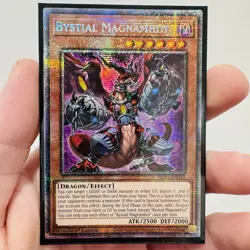 Yu-Gi-Oh! TCG Bystial Magnamhut MP25-EN043 1st Edition Starlight Rare NM - Image 1