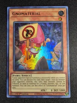Yugioh - Gnomaterial MP20-EN050 1st Edition Ultra Rare LP - Image 1