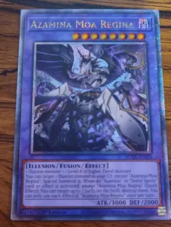 Yu-gi-oh 2024 Rage Of The Abyss Azamina Moa Regina Quarter Centery Rare Qcr Mint - Image 1