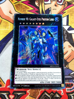 Number 90: Galaxy-Eyes Photon Lord mp25-en033 1st (NEW) Starlight Rare Yu-Gi-Oh! - Image 1