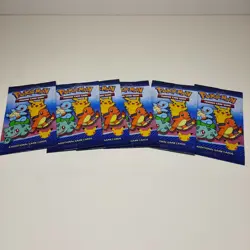 McDonalds Pokemon Card Packs 25th Anniver Lot Of 6 Brand New - Image 1