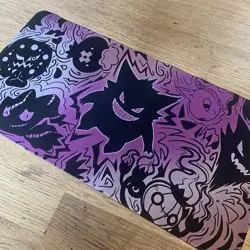 Gengar Ghost Rubber Playmat Play Mat Tcg Trading Card Game Cards Pokemon - Image 1