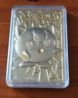Nintendo Pokemon Jigglypuff 24k Gold Plated Card, 1999 - Image 3