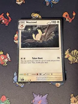 Pokemon Cards Noctowl 127/162 Cosmos Holo Promo - (NM) #2 *SWIRL* - Image 1