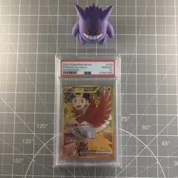 Ethan's Ho-oh ex PSA 10 English Pokemon Card 239 Destined Rivals Gold 2025 - Image 1