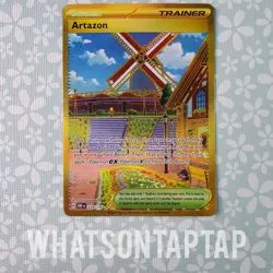 Pokemon Card Artazon 229/197 Secret Rare Scarlet Violet Obsidian Frames LP - Image 1