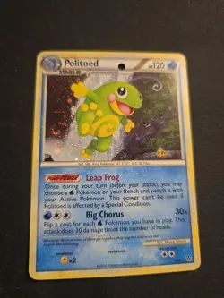 Pokemon Card - Politoed Unleashed 7/95 Holo Rare - Image 1