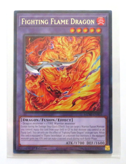 Yugioh Card Fighting Flame Dragon MZMI-EN005 1st Edition Rare NM - Image 1